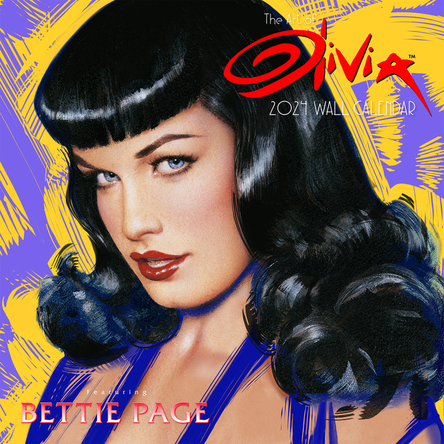 Preorder The Art of Olivia – 2024 Wall Calendar featuring Bettie